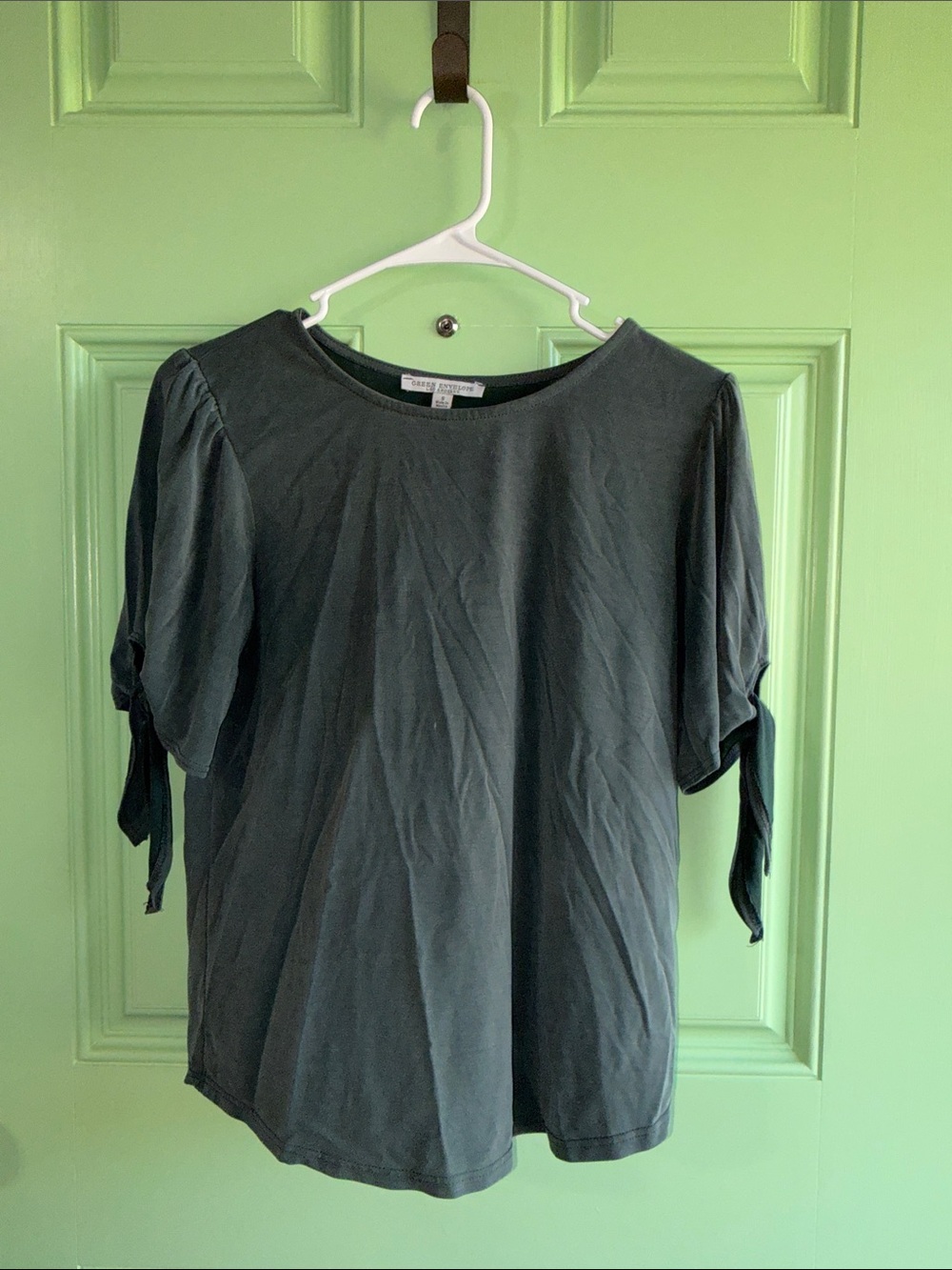 Green Envelope Green Shirt - Women’s size Small